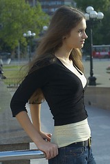 Image showing Young beautiful woman