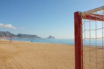 Image showing Beach football