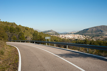 Image showing Mountain road