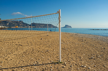 Image showing Beach volley