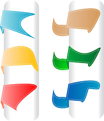 Image showing Set of labels badges and stickers. Vector