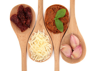 Image showing Pesto and Ingredients