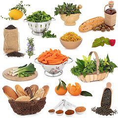 Image showing Healthy Food Selection