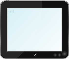 Image showing Blank digital PC tablet vector