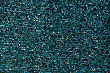 Image showing Blue wool texture