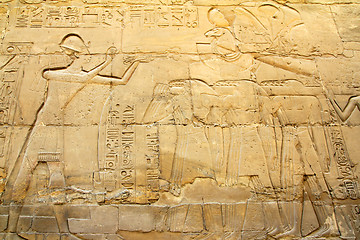 Image showing ancient egypt images in Karnak temple