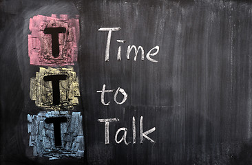 Image showing Acronym of TTT for Time To Talk