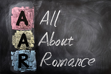 Image showing Acronym of AAR for All About Romance