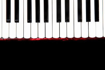 Image showing piano detail