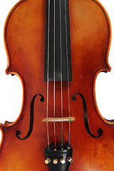 Image showing detail of violin