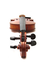 Image showing old wooden violin