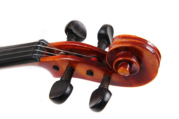 Image showing detail of violin