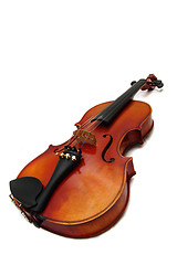 Image showing old wooden violin