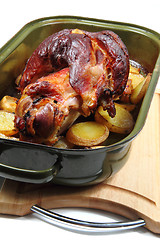 Image showing roasted pork knuckle