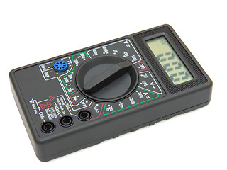 Image showing Digital multimeter on white background