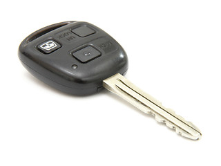 Image showing Car key, object isolated on white background .