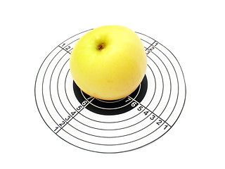 Image showing target and apple 