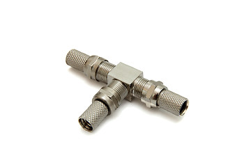 Image showing Professional cable tv connectors