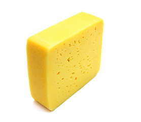 Image showing piece of cheese isolated on a white background