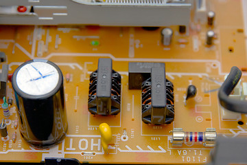 Image showing electronic board with  parts