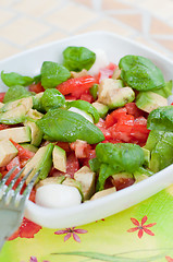 Image showing Multicolored salad