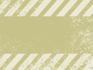 Image showing A grungy and worn hazard stripes texture. EPS 8