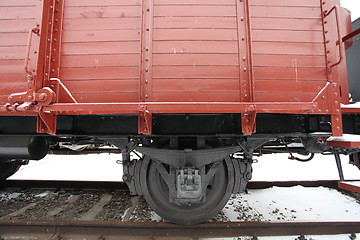 Image showing old boxcar