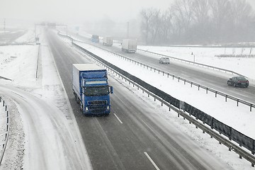 Image showing Snowy Highway