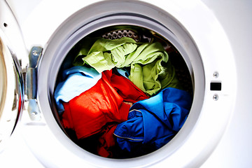 Image showing Clothes in laundry