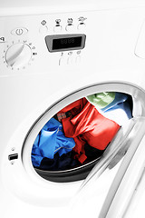 Image showing Clothes in laundry