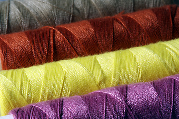 Image showing Colorful threads