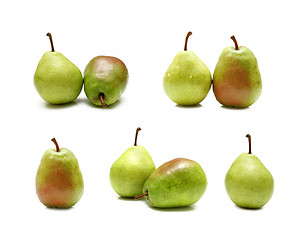 Image showing set of pears