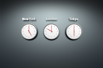 Image showing world time