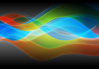 Image showing Colourful vector abstraction