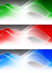 Image showing Abstract bright banners