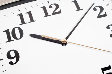 Image showing Office clock a close up