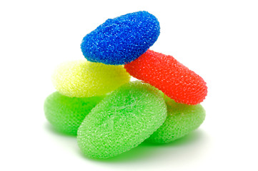 Image showing Color wisps for ware washing