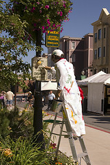 Image showing Painter Mannequin in downtown Park City