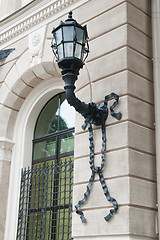 Image showing  facade of the old building in Riga 