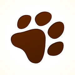Image showing Brown Footprint
