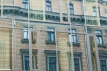 Image showing  facade of the old building in Riga 