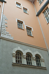 Image showing  facade of the old building in Riga 