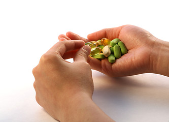 Image showing Take vitamin