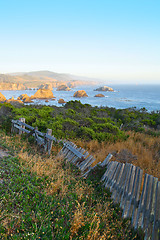 Image showing West Coast at Dusk