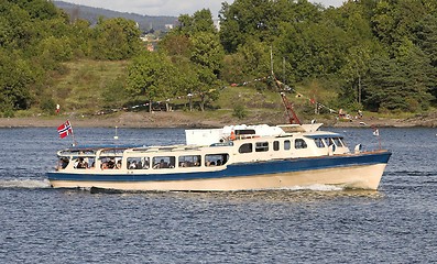 Image showing Sightseeing  boat