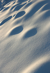 Image showing Snow dune