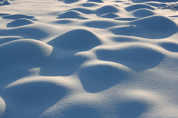 Image showing Snow dune