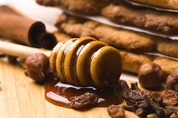 Image showing Homemade honey cakes