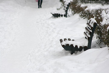 Image showing Undercover bench