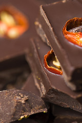 Image showing Homemade chocolate with chilli